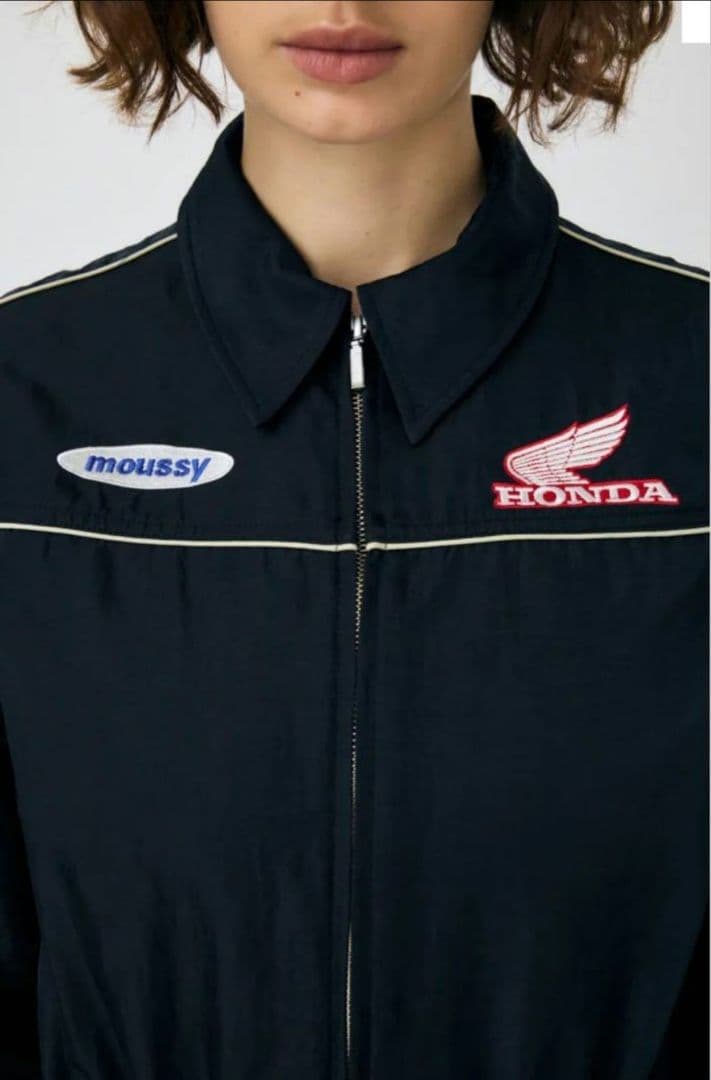 美品【Moussy × HONDA】 ジャンプスーツ サイズ2　ネイビー　紺