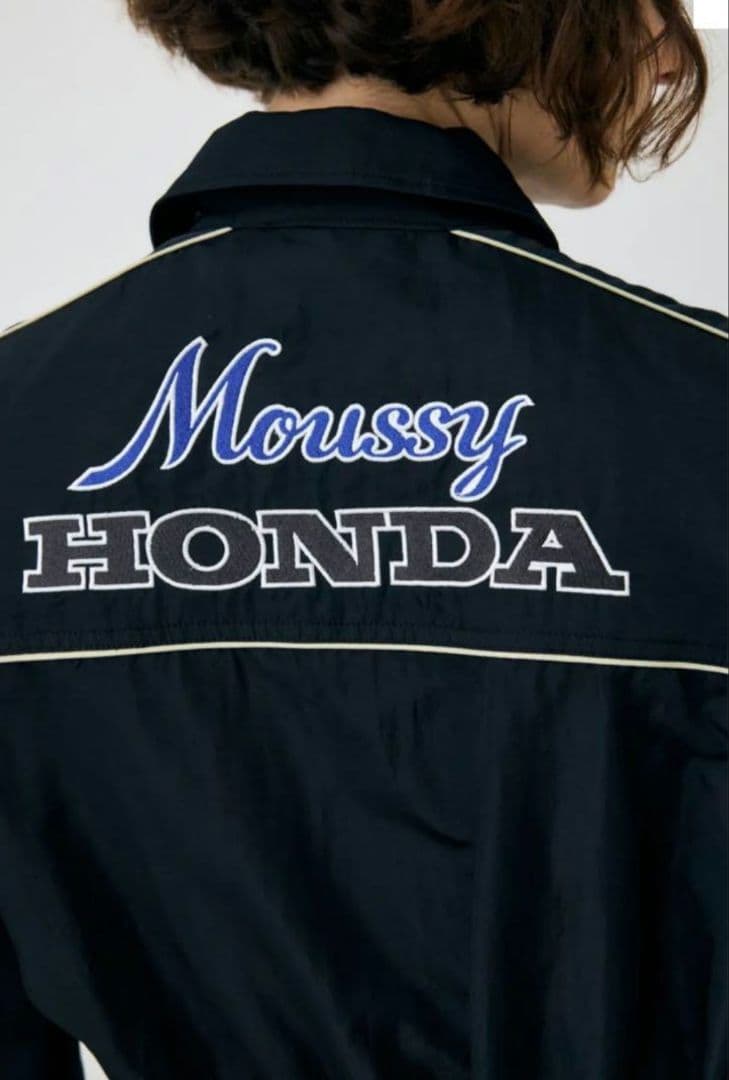 美品【Moussy × HONDA】 ジャンプスーツ サイズ2　ネイビー　紺