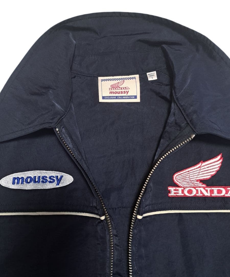 美品【Moussy × HONDA】 ジャンプスーツ サイズ2　ネイビー　紺