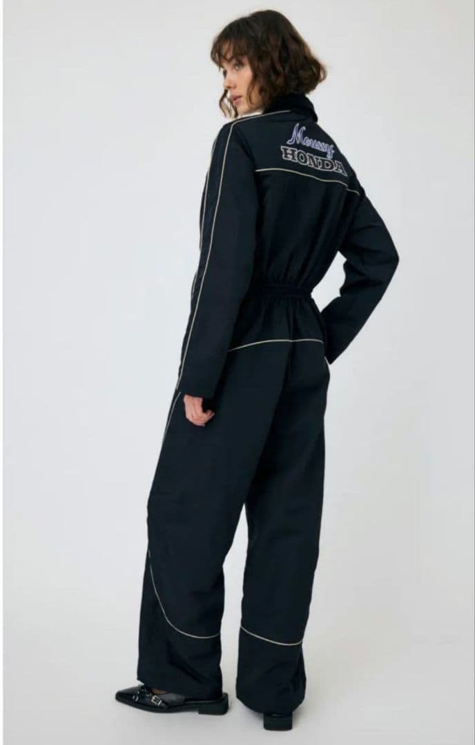美品【Moussy × HONDA】 ジャンプスーツ サイズ2　ネイビー　紺