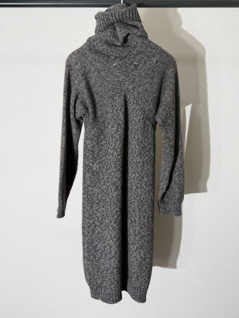 メゾンマルジェラ ハイネックニットワンピース ヴィンテージ