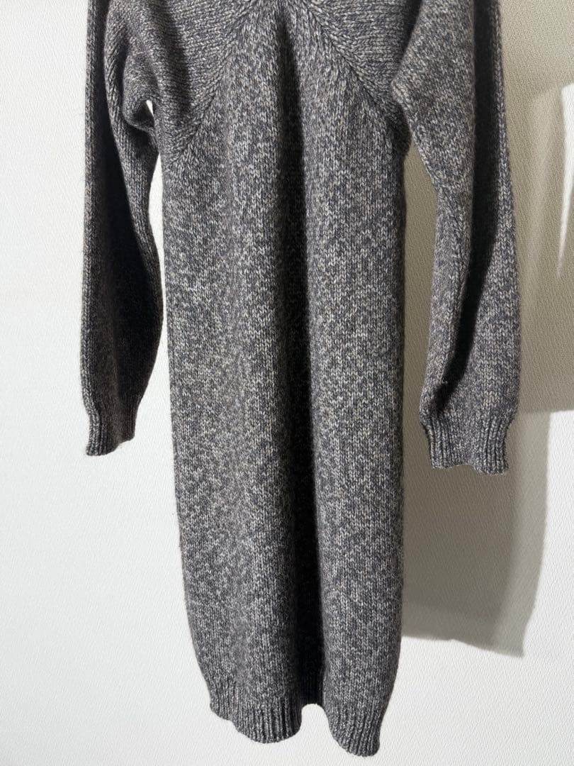 メゾンマルジェラ ハイネックニットワンピース ヴィンテージ