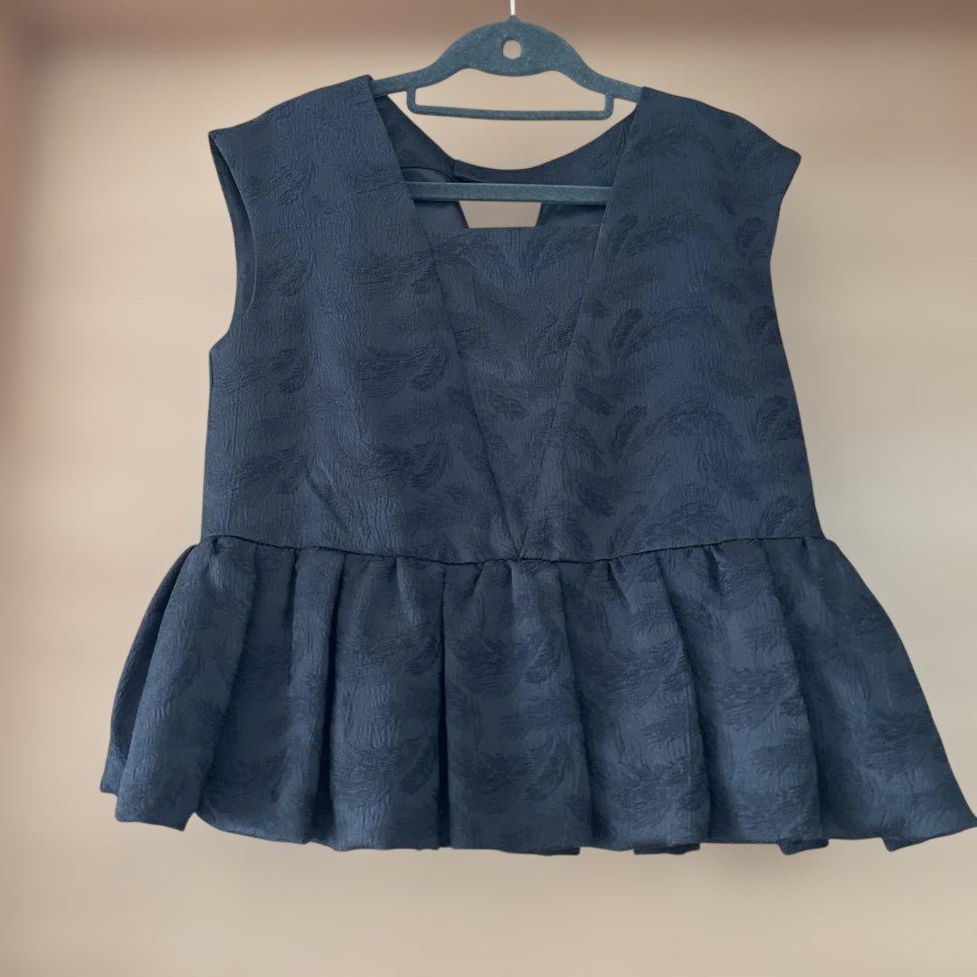 niana（ニアナ）ペプラムセットアップドレス ワイドパンツ 結婚式 ペプラム