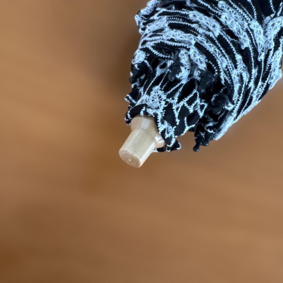 小宮商店　花柄レース折りたたみ日傘