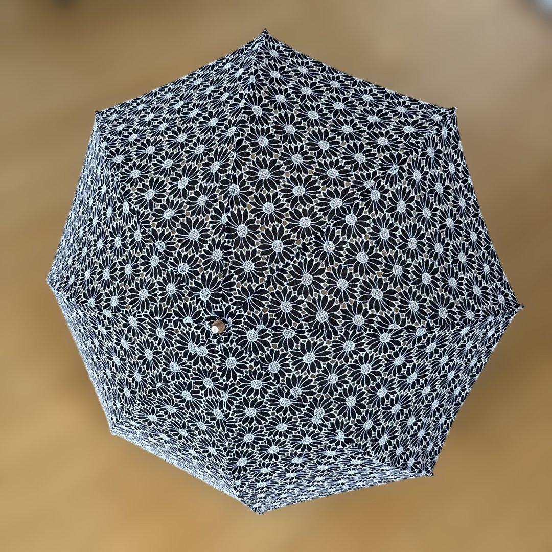 小宮商店　花柄レース折りたたみ日傘