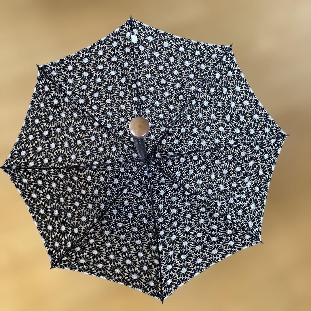 小宮商店　花柄レース折りたたみ日傘
