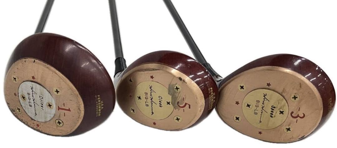 稀少！ヒロホンマ パーシモン BIG-LB 1w 3w 5W ウッド3本セット