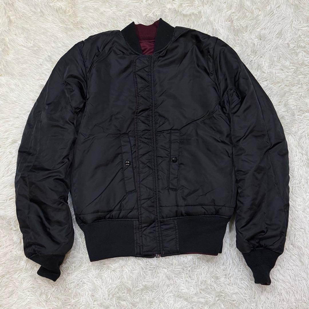 1814　アルファインダストリーズ　MA-1フライトジャケット　L　ボルドー