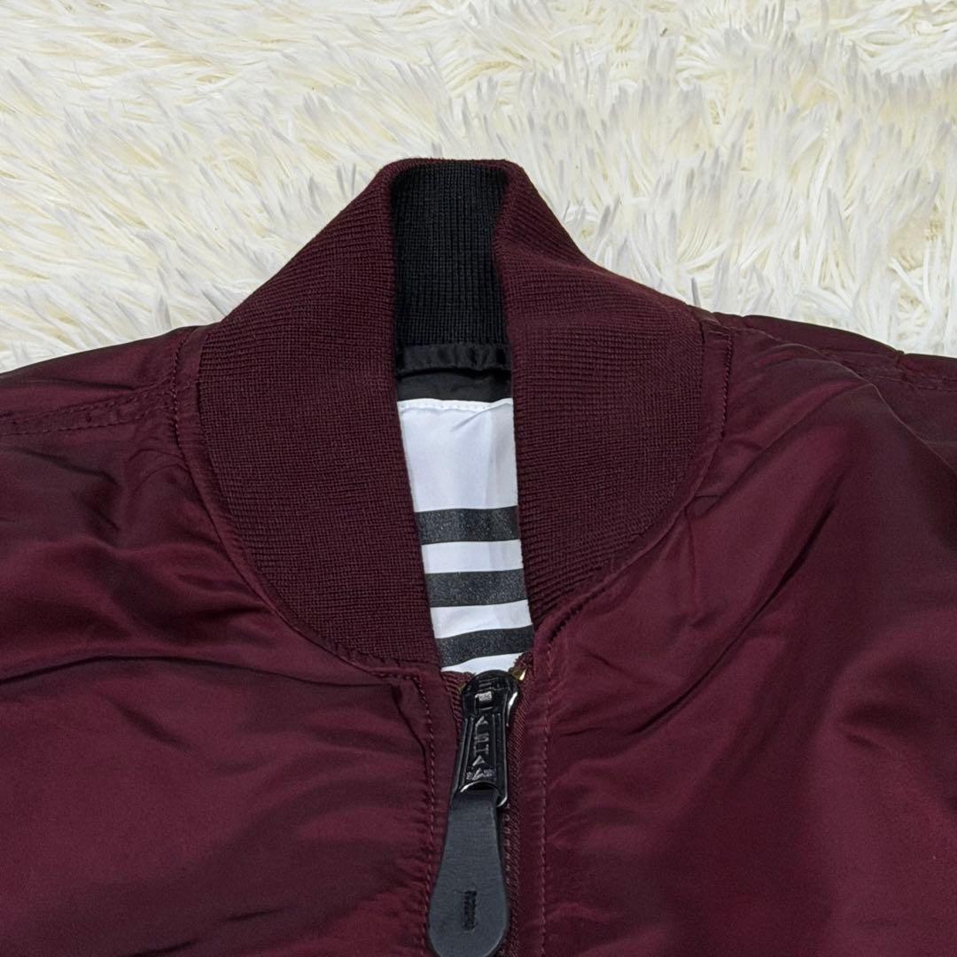 1814　アルファインダストリーズ　MA-1フライトジャケット　L　ボルドー