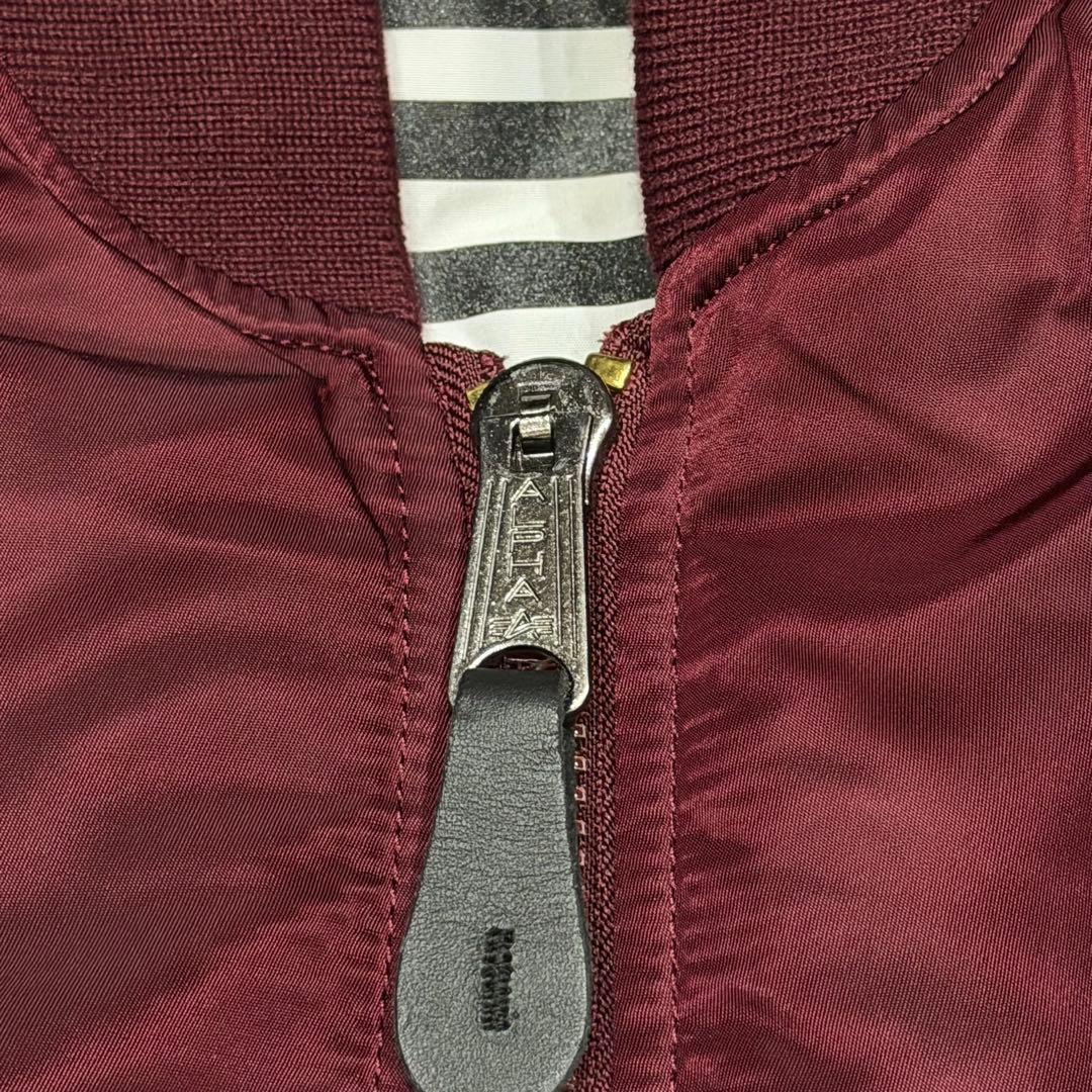 1814　アルファインダストリーズ　MA-1フライトジャケット　L　ボルドー