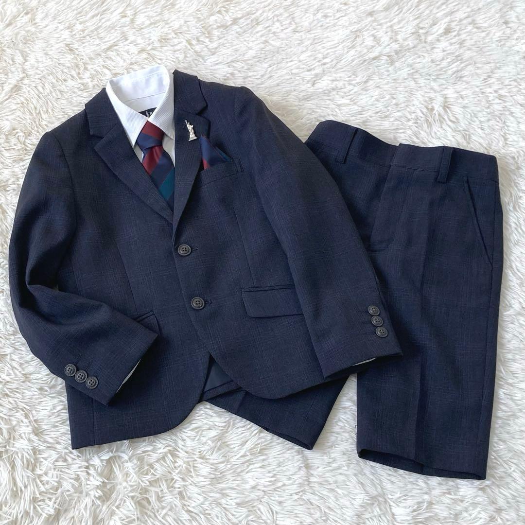 EAST BOY イーストボーイ 120 男の子 フォーマルスーツ 6点セット