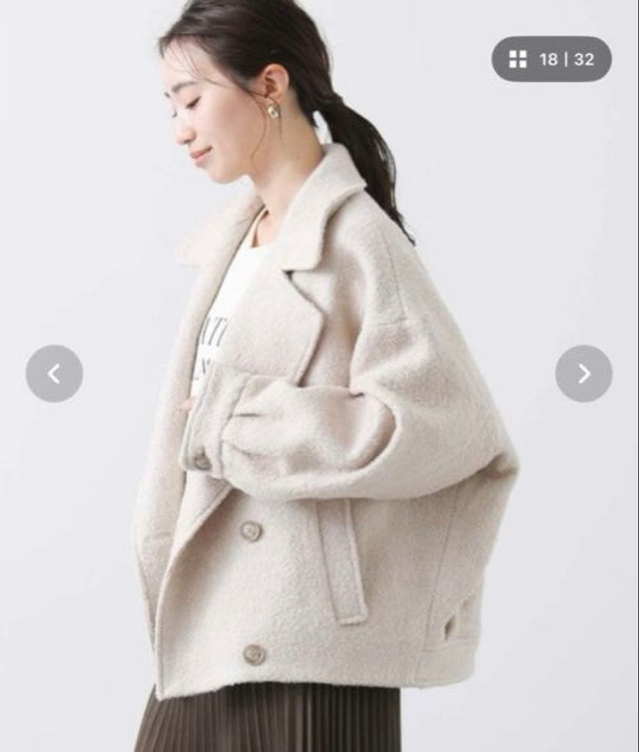 mii✨ ツィードショートＰコート　グレディ ブリリアン