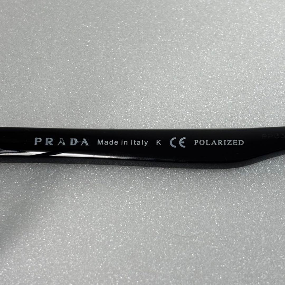 プラダ スポーツ ウェリントン サングラス アイウェア ブランド ロゴ ブラック