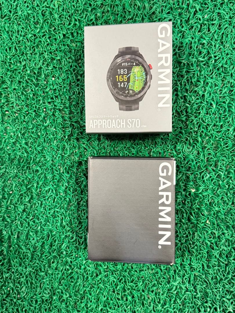 「美品」ウォッチ型ゴルフナビGarmin Approach S70 47mm