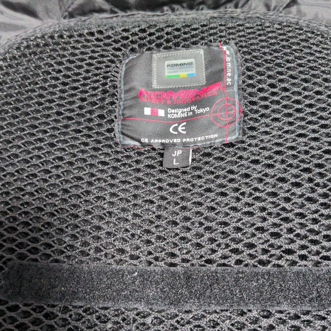 KOMINE JK-615　ウィンターコート　黒　L