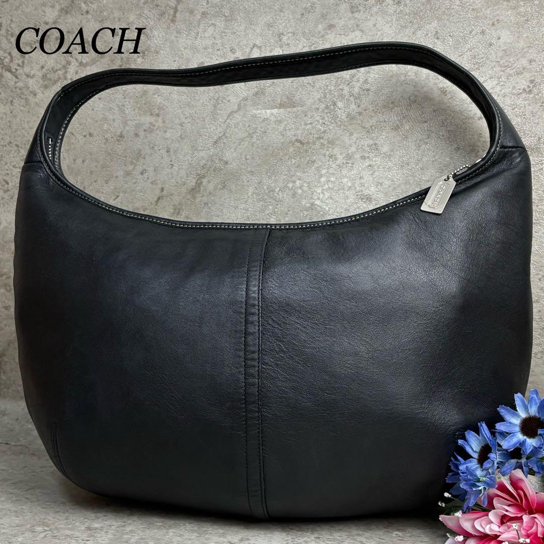 バッグ Coach Hobo Shoulder Bag Leather y2k