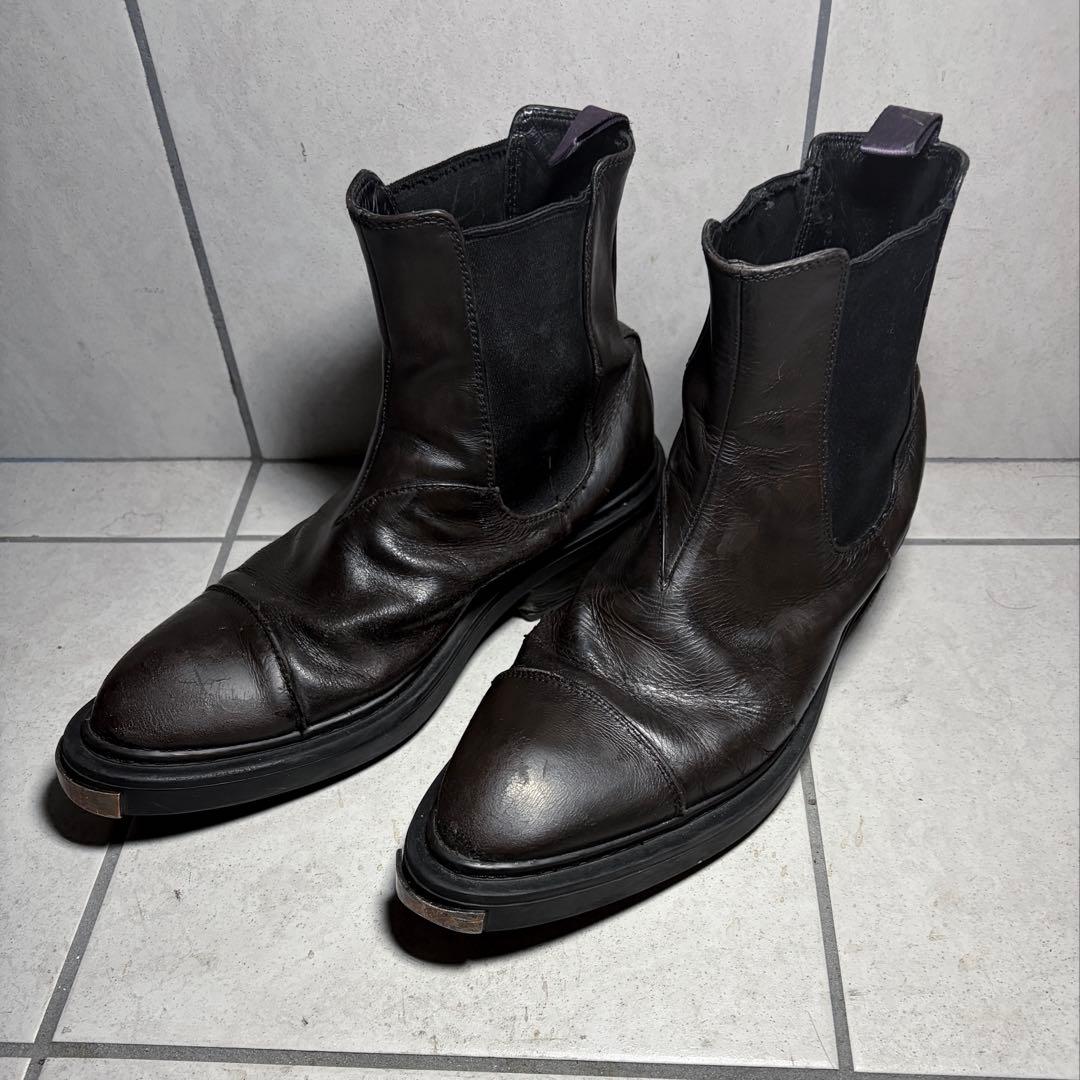 eytys nikita レザーサイドゴアブーツ　ダークウェア　ダークブラウン
