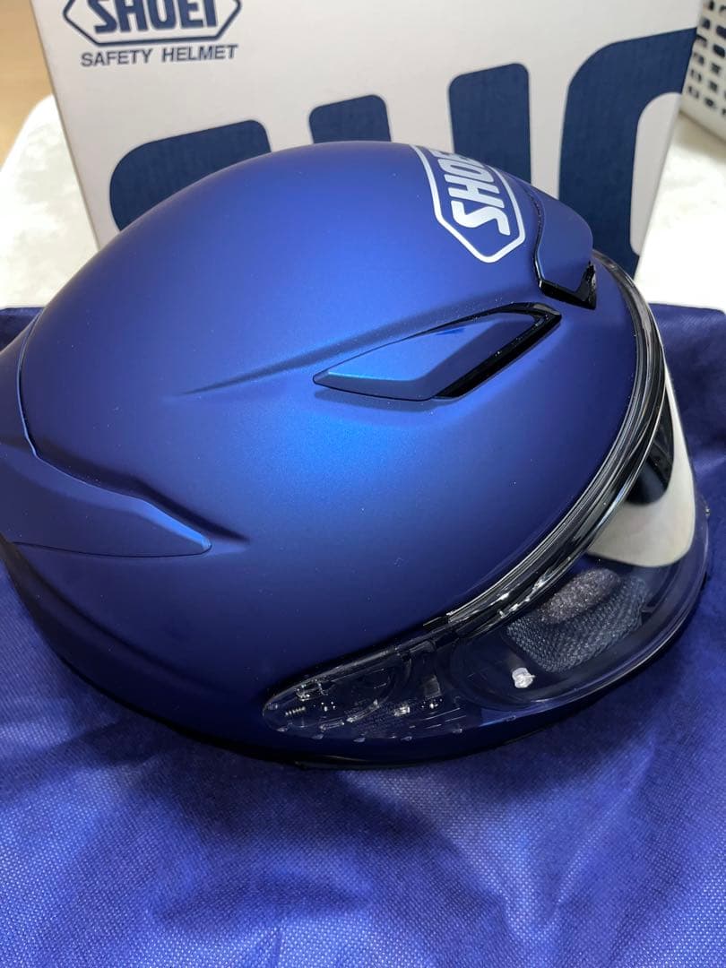 【モモ】SHOEI フルフェイスヘルメット マットブルー