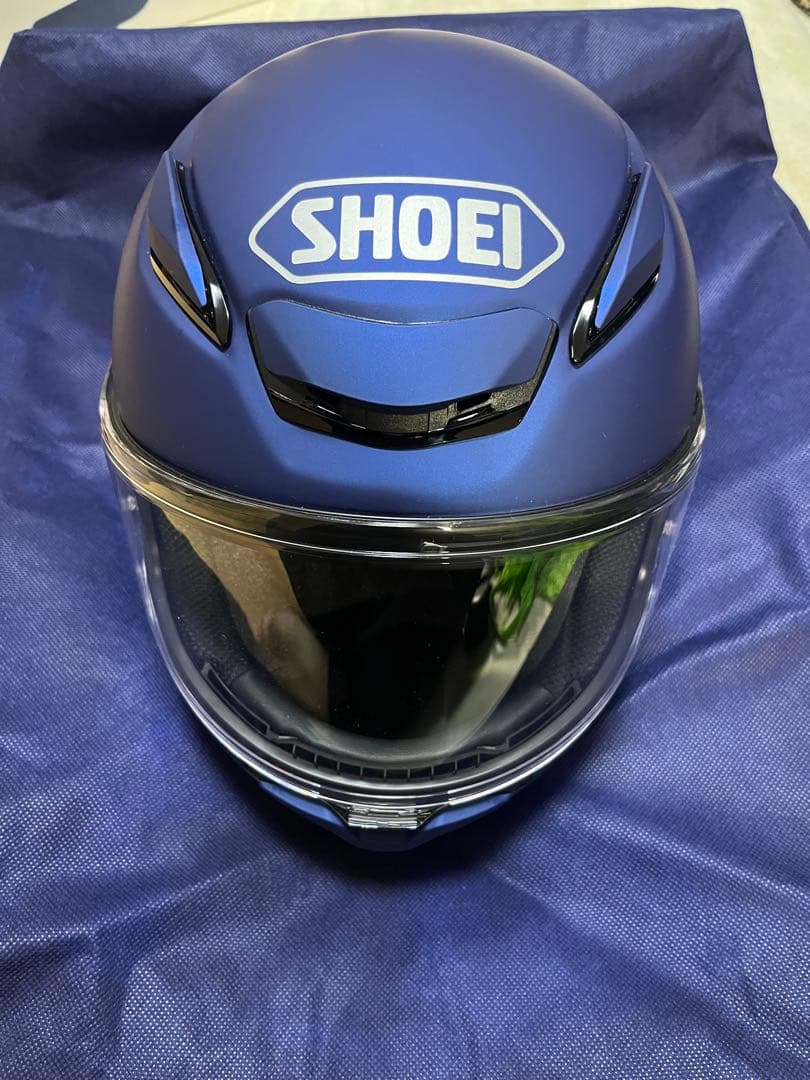 【モモ】SHOEI フルフェイスヘルメット マットブルー