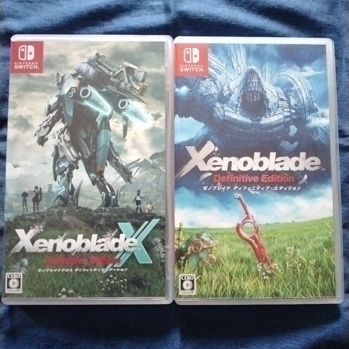 Switch中古ソフトのゼノブレイドDEとゼノブレイドクロスDEをセット販売
