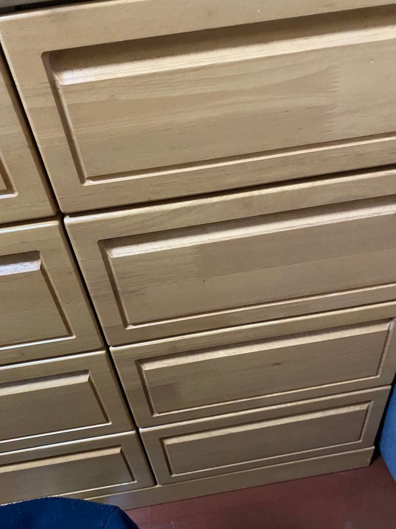 ☆ミッキー☆ アルファタカバ ナチュラルウッド 木製 9引き出し チェスト