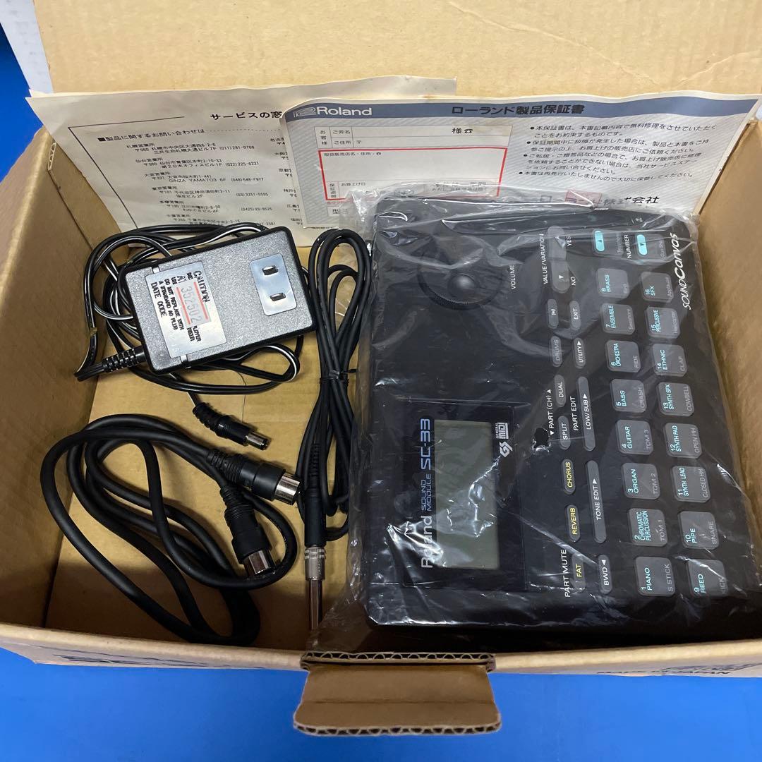 Roland サウンド モジュール SC-33 箱付き