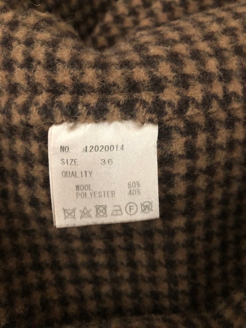 TODAYFUL オーバーチェックコート