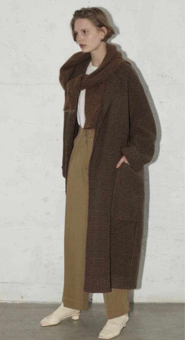 TODAYFUL オーバーチェックコート