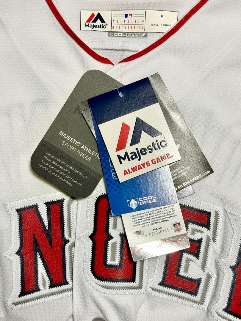 【タグ付き新品・正規品】大谷翔平選手　マジェスティック製レプリカユニフォーム　Ｍ