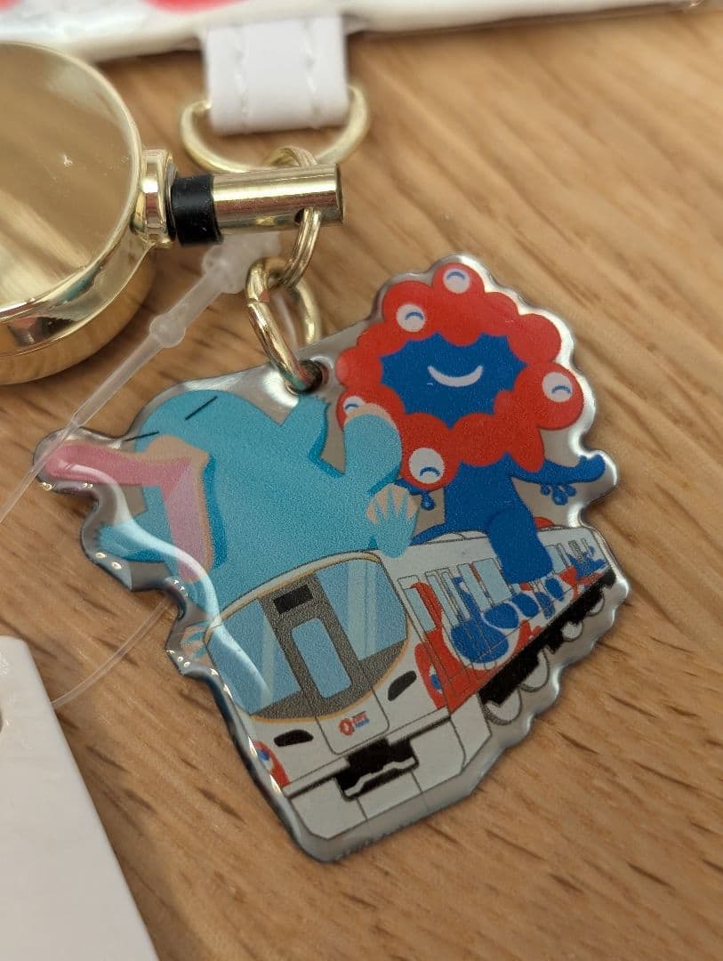 【新品】万博限定記念ICOCA　合皮パスケースセット　ミャクミャクイコちゃん