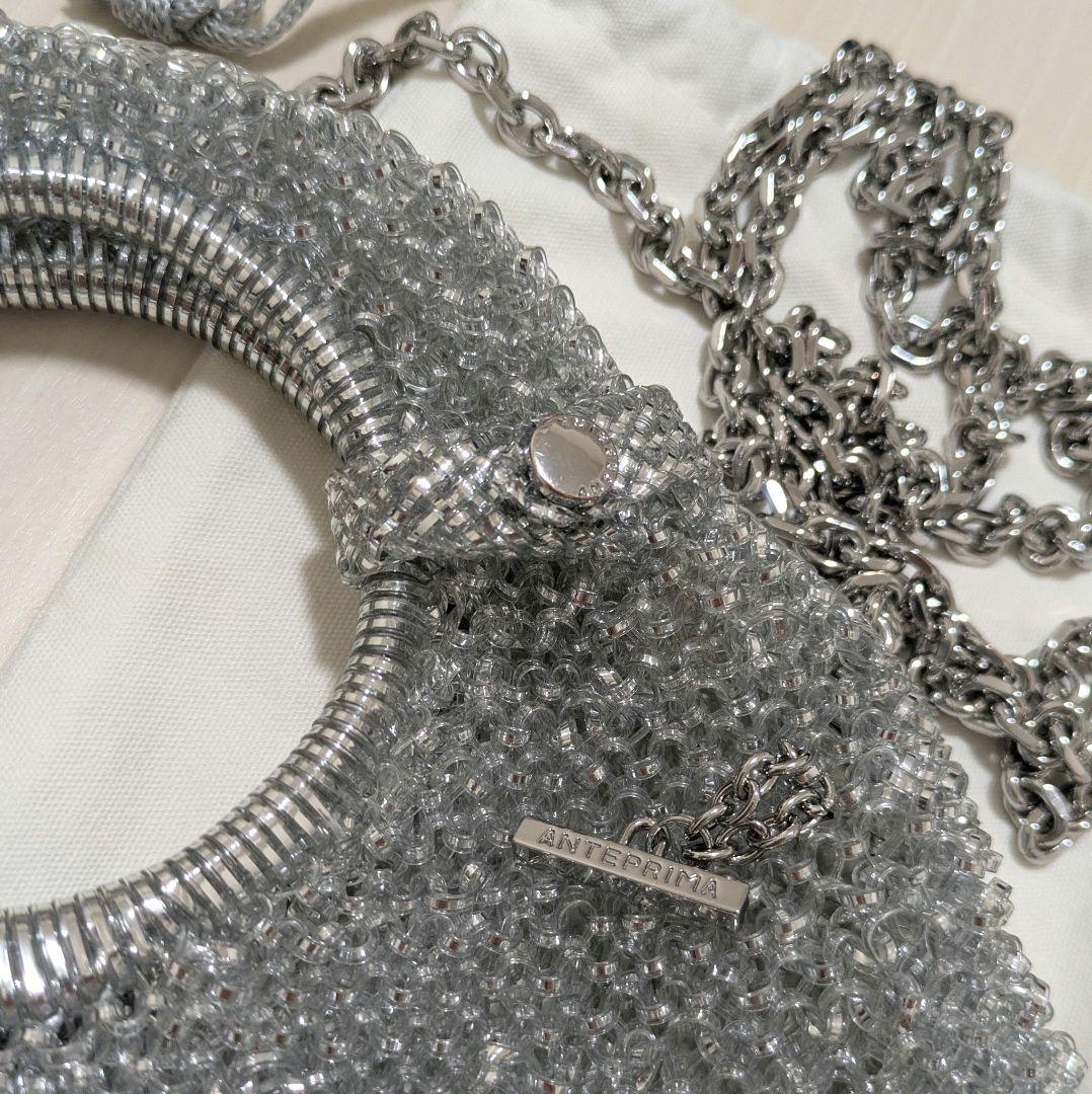 ANTEPRIMA ワイヤーバッグ　パッロンチーノ　シルバー