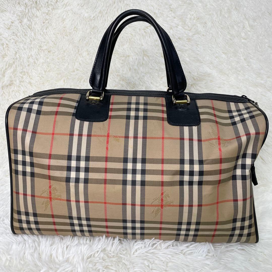 BURBERRY バーバリー バーバリーズ ノバチェック ボストンバッグ 大容量