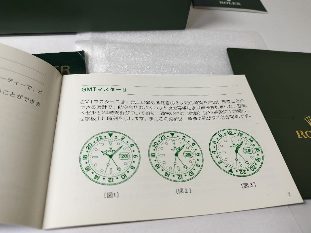 ROLEX ロレックスGMT-MASTER 箱と付属品セット