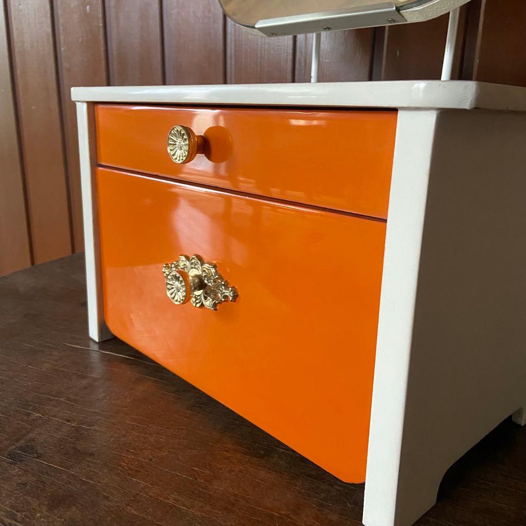 昭和レトロ　アンティーク　ドレッサー　ミニ鏡台