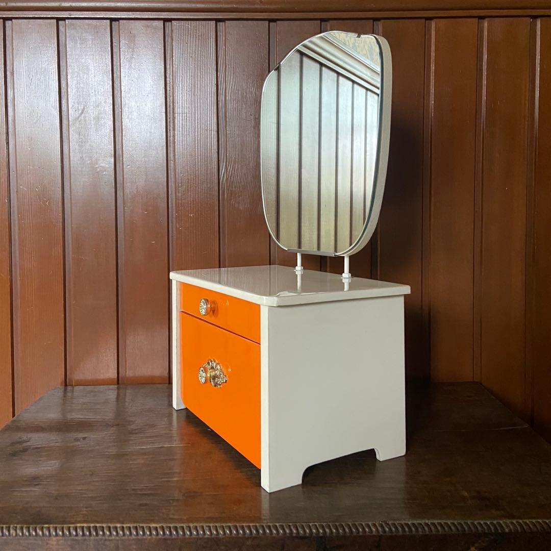 昭和レトロ　アンティーク　ドレッサー　ミニ鏡台