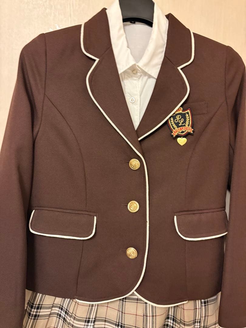 PINK-latte ピンクラテ　卒業式　ブレザーセット　140 靴&リボン付