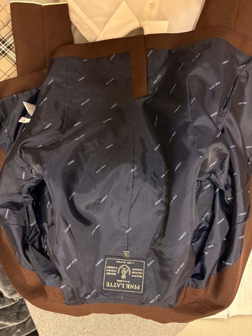 PINK-latte ピンクラテ　卒業式　ブレザーセット　140 靴&リボン付