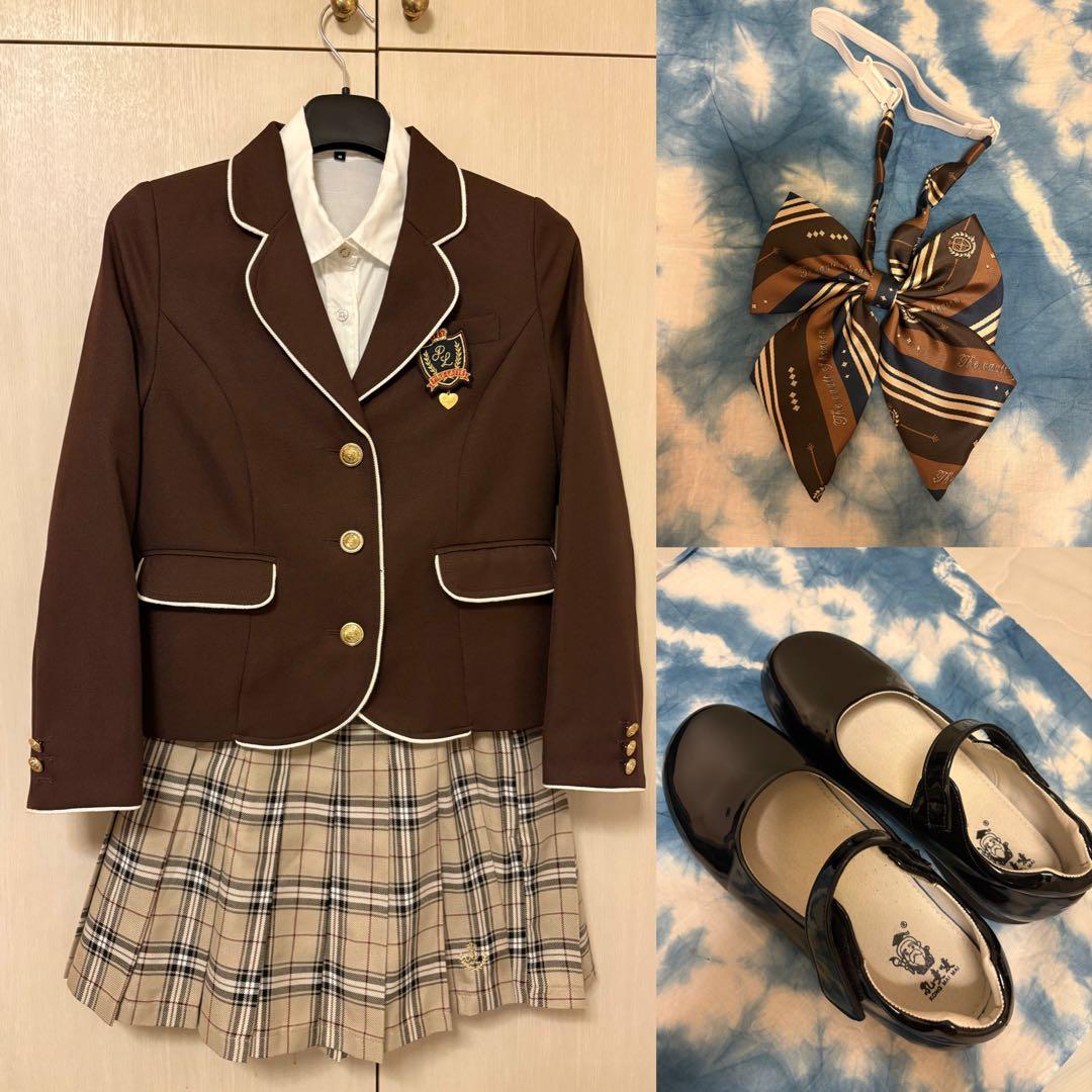 PINK-latte ピンクラテ　卒業式　ブレザーセット　140 靴&リボン付