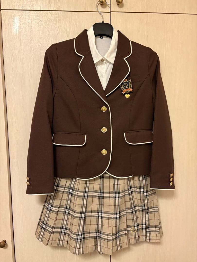 PINK-latte ピンクラテ　卒業式　ブレザーセット　140 靴&リボン付