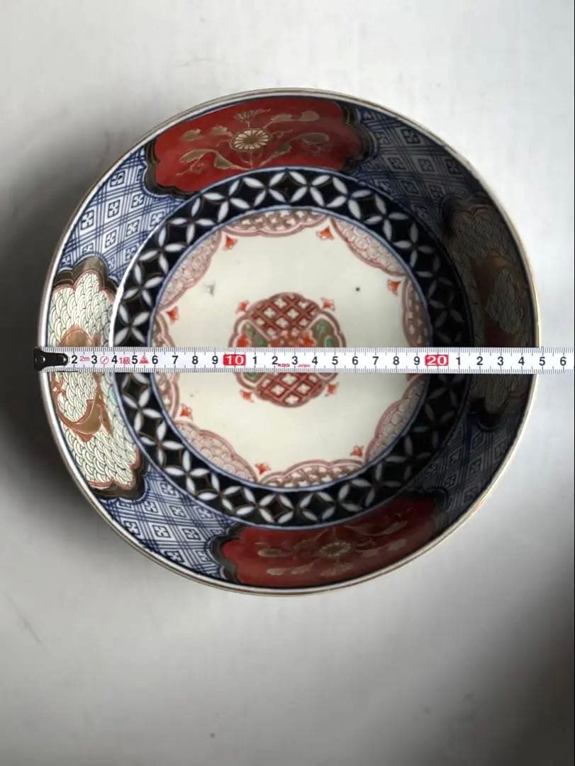 639 骨董 アンティーク 古伊万里 染付 豪華絢爛 色絵鉢 幕末 正月 おせち