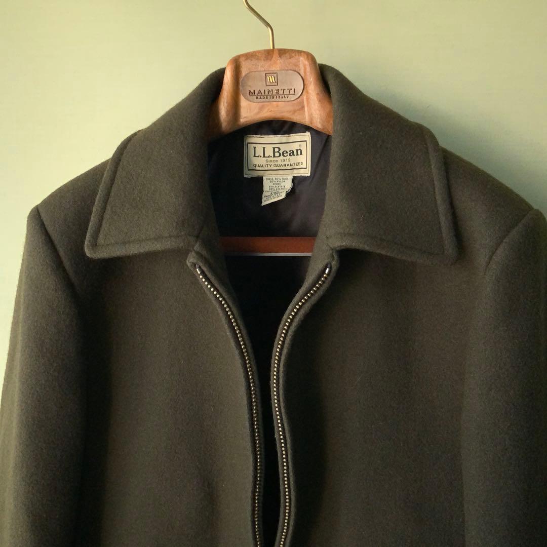 極美品 L.L.Bean 米国製 オーセンティックウールジャケット S