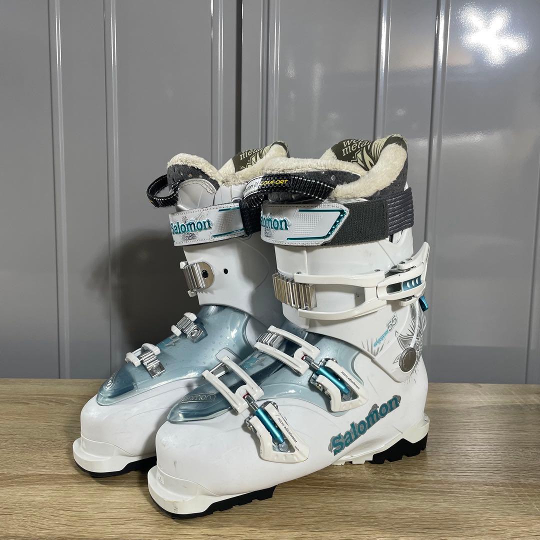 SALOMON159cm 25/25.5cmストック110cmスキーセット