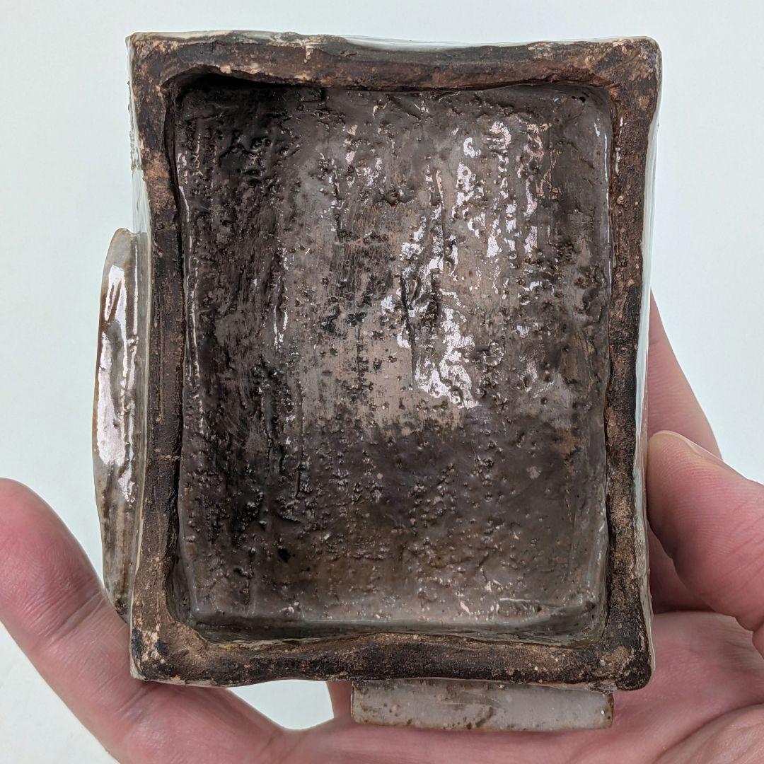 志楽 楽焼 葛屋香炉 合箱 香爐 香道具 お香 茶道具 茶陶 アロマグッズ 在銘