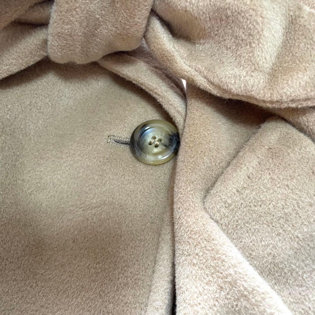 【極美品】マックスマーラ　マニュエラ　ベルテッドコート　アンゴラ　ウール　40号