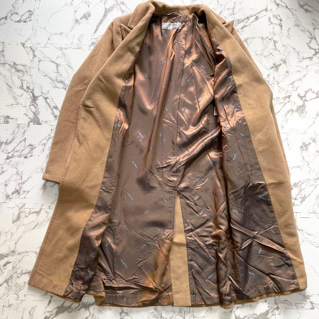 【極美品】マックスマーラ　マニュエラ　ベルテッドコート　アンゴラ　ウール　40号