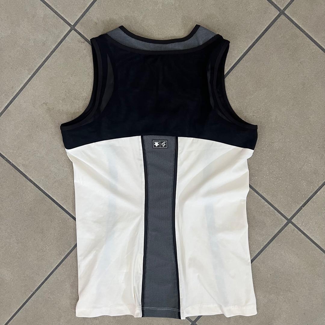 DESCENTE GOLF デサントゴルフ　セットアップ　メッシュ　ロゴ　M