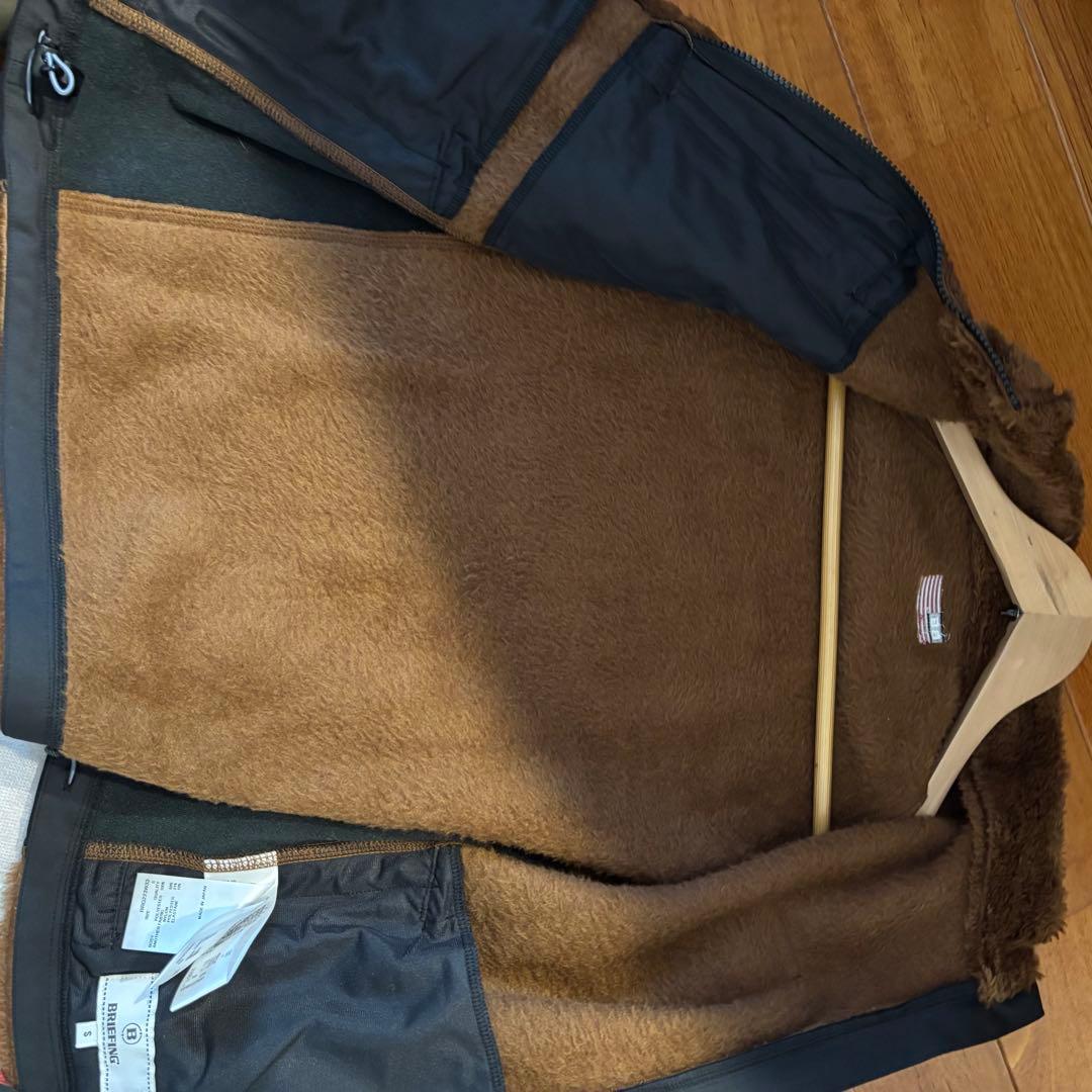 BRIEFING GOLF ボアフリース　ブラウン　レディース　S