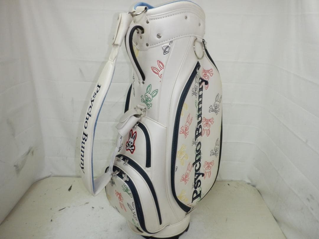 Psycho Bunny★サイコバニー★9.0型★良品★カート(WH×マルチ)