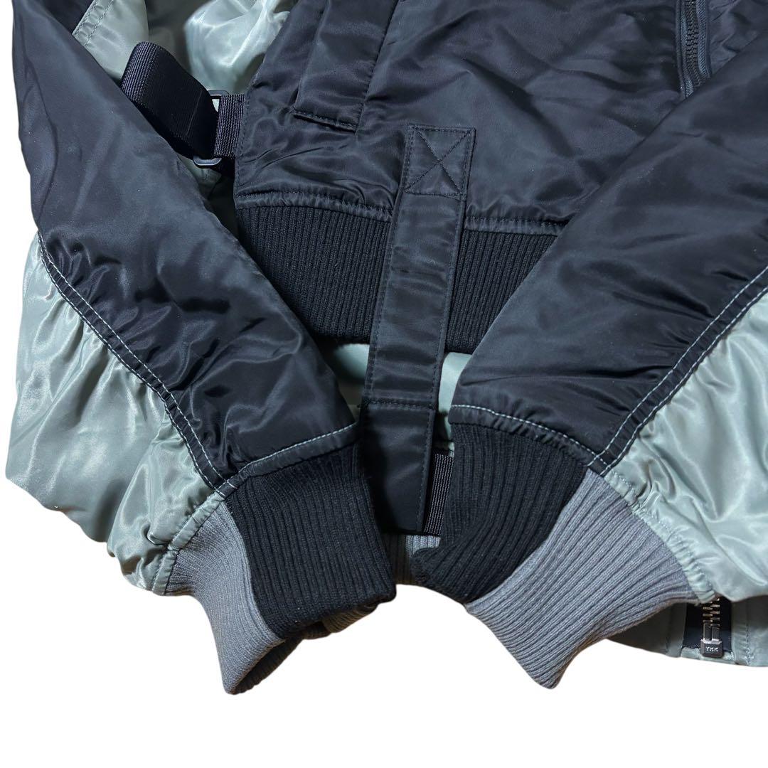 ジャケット・アウター LIBERE COMBINATION MA-1 JACKET BLK