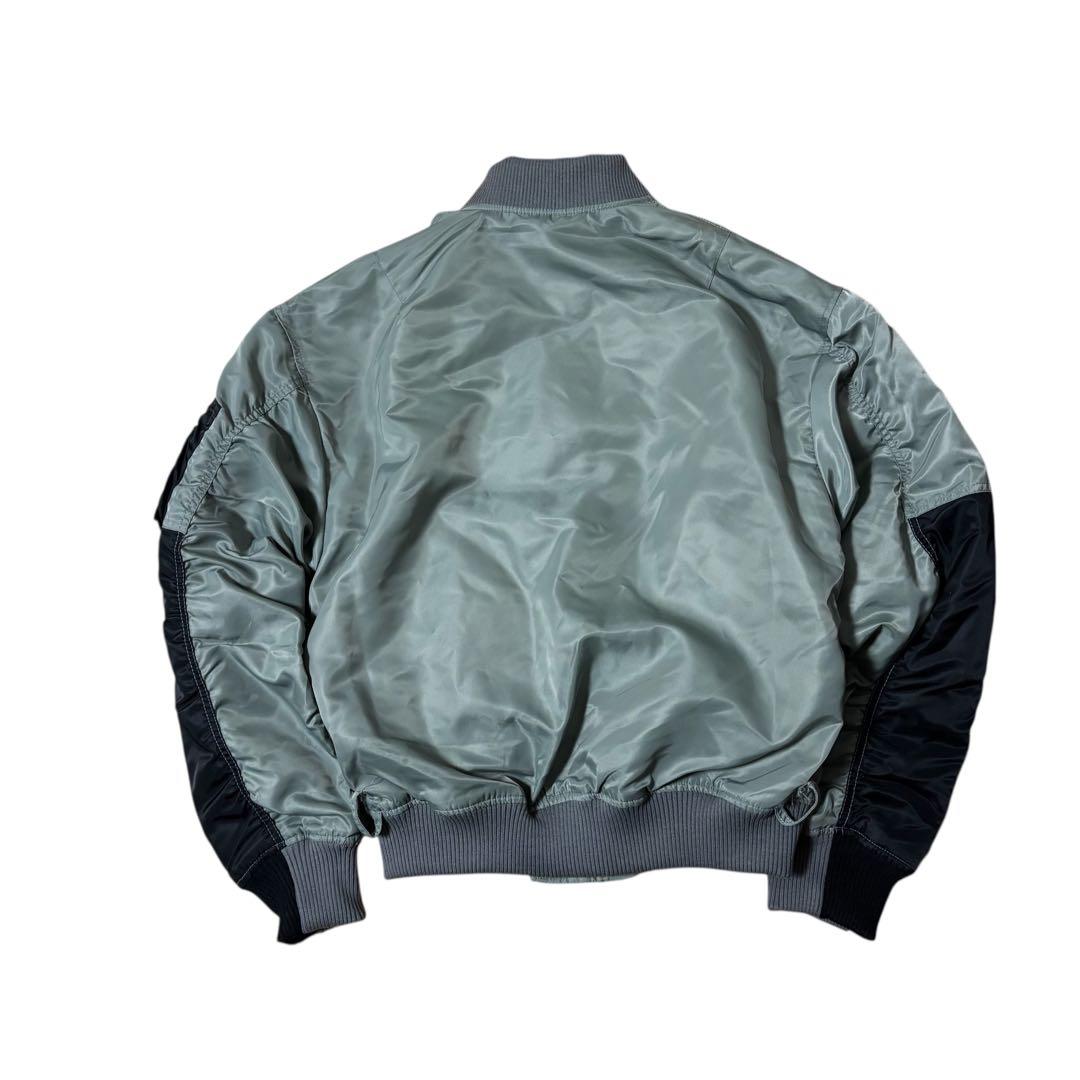 ジャケット・アウター LIBERE COMBINATION MA-1 JACKET BLK